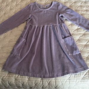 Lavender Long Sleeve Kids Dress